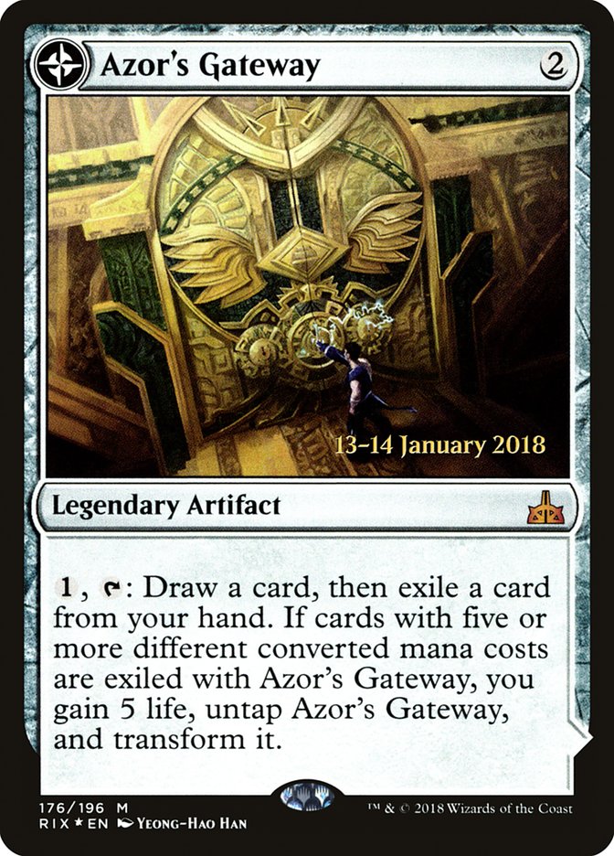 Azor's Gateway // Sanctum of the Sun [Rivals of Ixalan Prerelease Promos] | Impulse Games and Hobbies