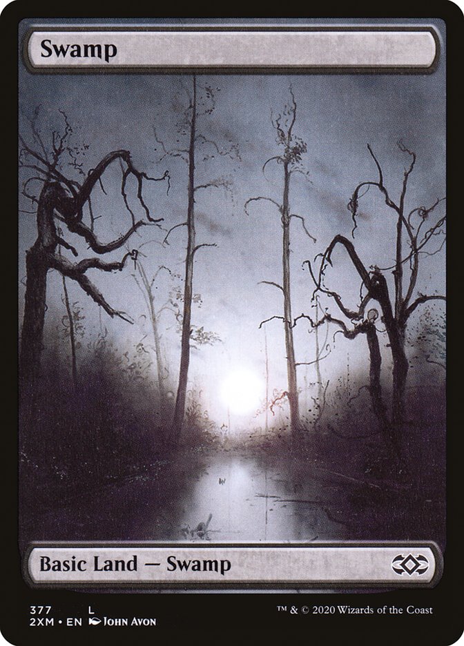 Swamp (377) [Double Masters] | Impulse Games and Hobbies