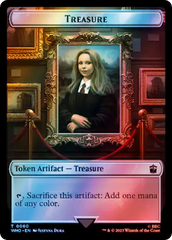 Soldier // Treasure (0060) Double-Sided Token (Surge Foil) [Doctor Who Tokens] | Impulse Games and Hobbies