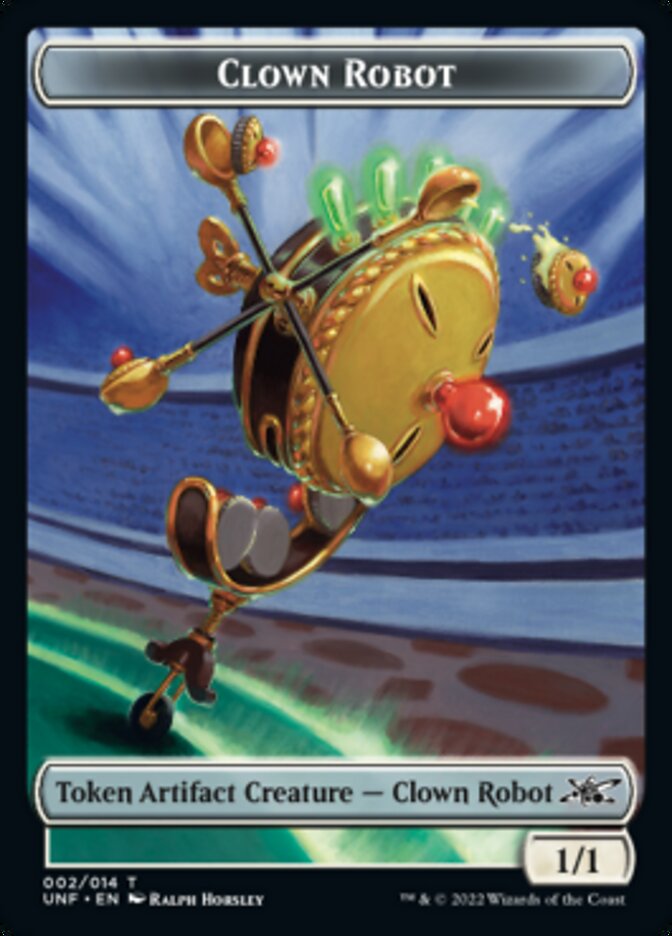 Clown Robot (002) Token [Unfinity Tokens] | Impulse Games and Hobbies