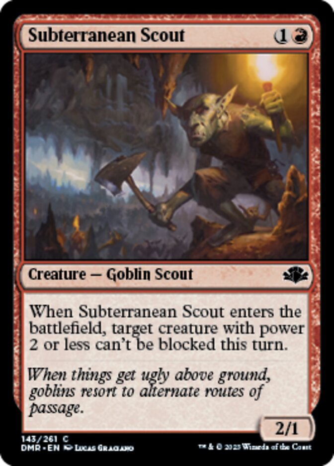 Subterranean Scout [Dominaria Remastered] | Impulse Games and Hobbies