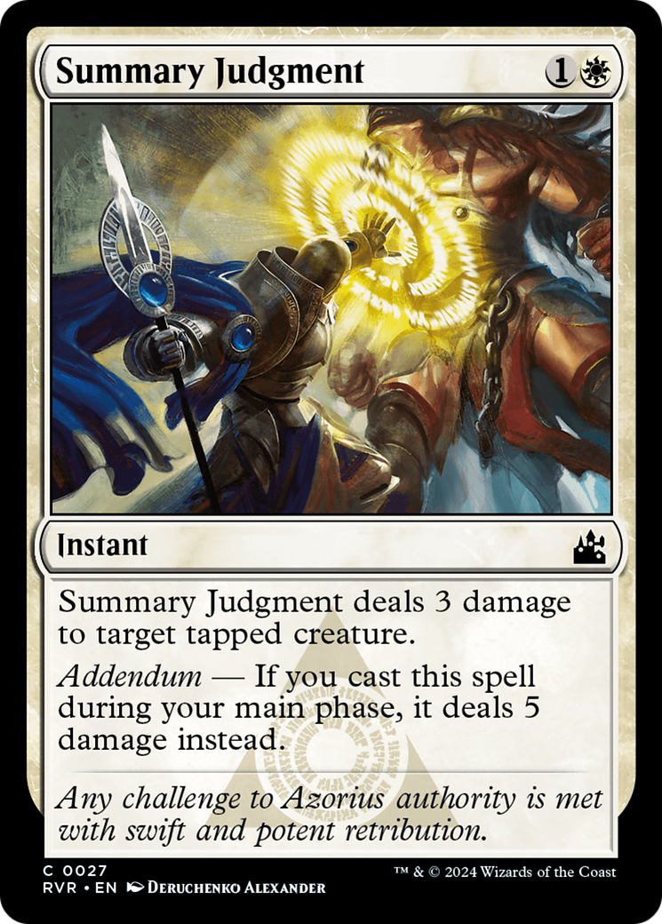 Summary Judgment [Ravnica Remastered] | Impulse Games and Hobbies