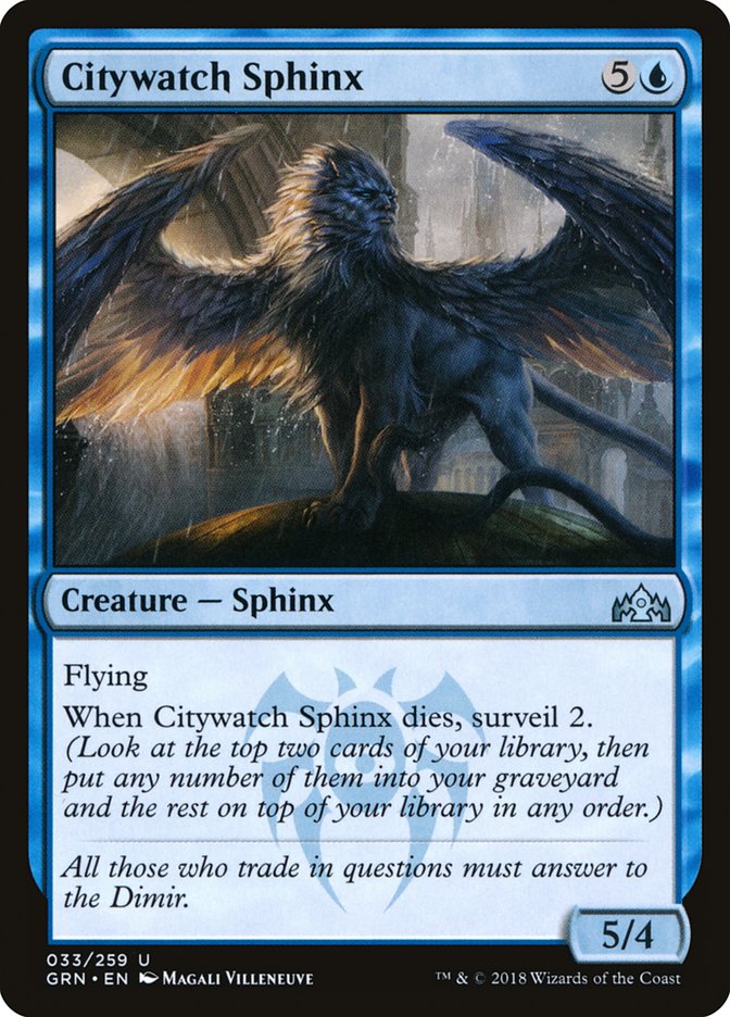 Citywatch Sphinx [Guilds of Ravnica] | Impulse Games and Hobbies