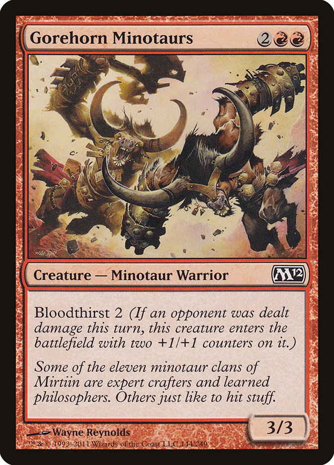 Gorehorn Minotaurs [Magic 2012] | Impulse Games and Hobbies