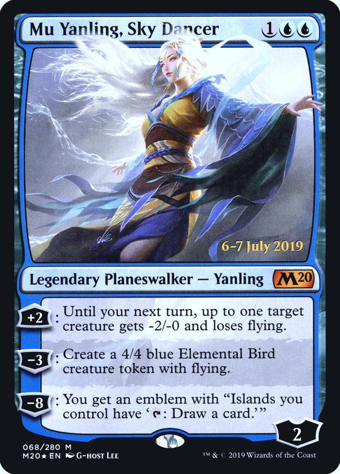 Mu Yanling, Sky Dancer  [Core Set 2020 Prerelease Promos] | Impulse Games and Hobbies