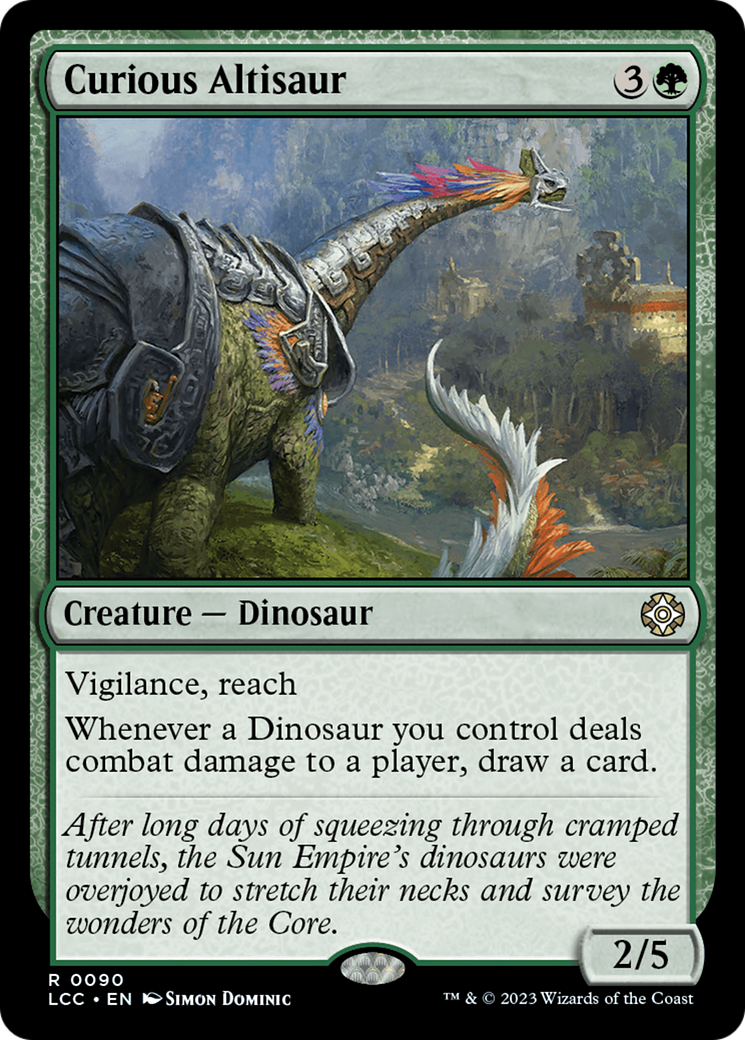 Curious Altisaur [The Lost Caverns of Ixalan Commander] | Impulse Games and Hobbies