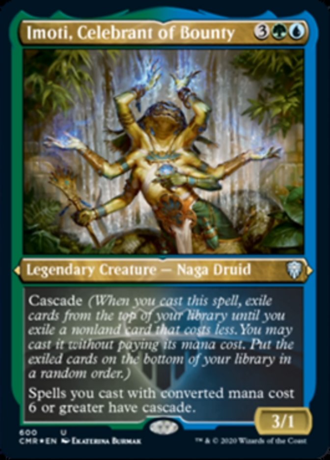 Imoti, Celebrant of Bounty (Etched) [Commander Legends] | Impulse Games and Hobbies