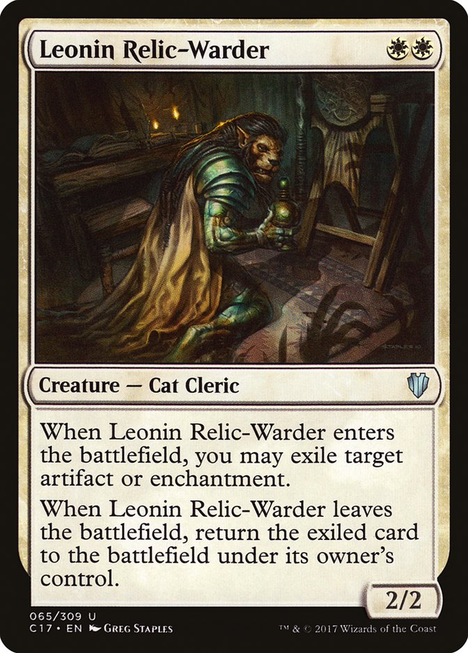 Leonin Relic-Warder [Commander 2017] | Impulse Games and Hobbies