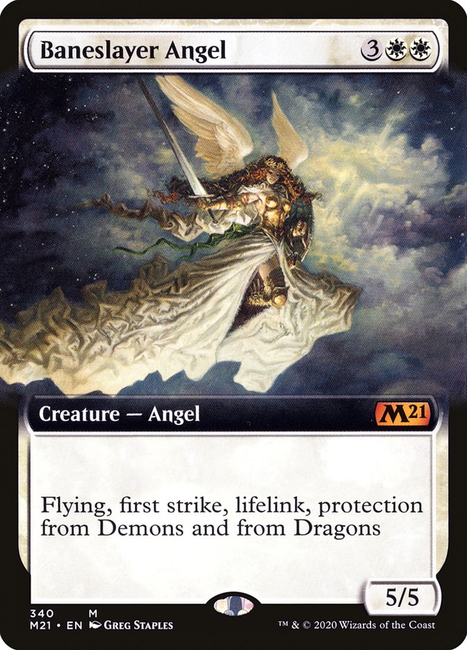 Baneslayer Angel (Extended Art) [Core Set 2021] | Impulse Games and Hobbies