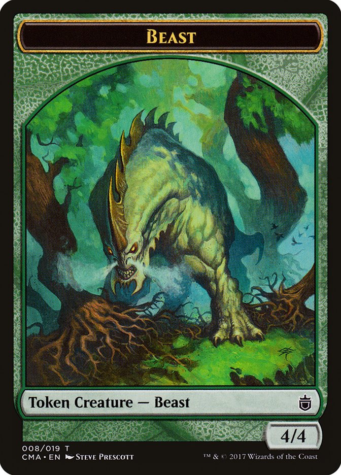 Beast (008/019) [Commander Anthology Tokens] | Impulse Games and Hobbies