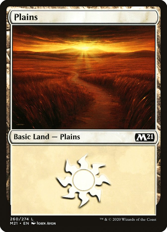 Plains (260) [Core Set 2021] | Impulse Games and Hobbies