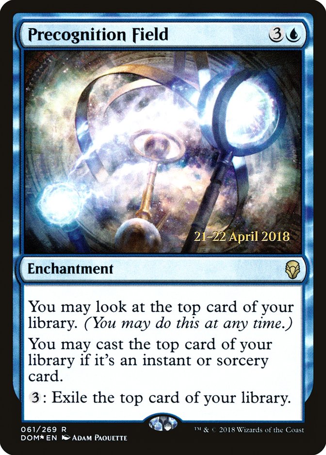 Precognition Field [Dominaria Prerelease Promos] | Impulse Games and Hobbies