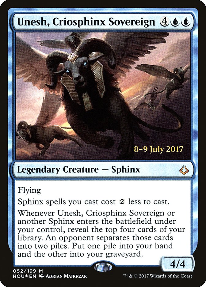 Unesh, Criosphinx Sovereign [Hour of Devastation Prerelease Promos] | Impulse Games and Hobbies