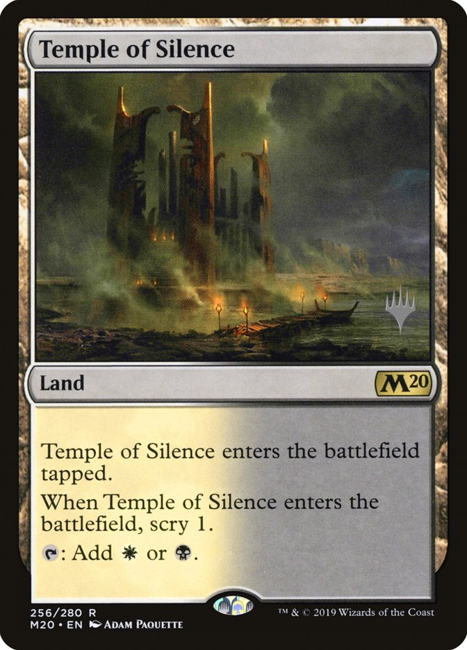 Temple of Silence (Promo Pack) [Core Set 2020 Promos] | Impulse Games and Hobbies