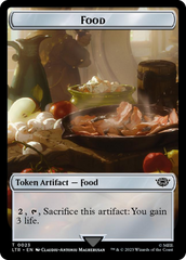 Ballistic Boulder // Food (0023) Double-Sided Token (Surge Foil) [The Lord of the Rings: Tales of Middle-Earth Tokens] | Impulse Games and Hobbies