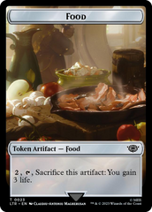 Tentacle // Food (0023) Double-Sided Token (Surge Foil) [The Lord of the Rings: Tales of Middle-Earth Tokens] | Impulse Games and Hobbies