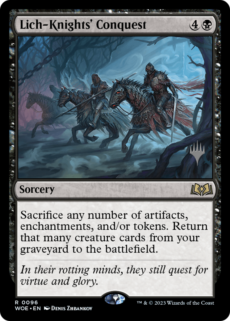 Lich-Knights' Conquest (Promo Pack) [Wilds of Eldraine Promos] | Impulse Games and Hobbies