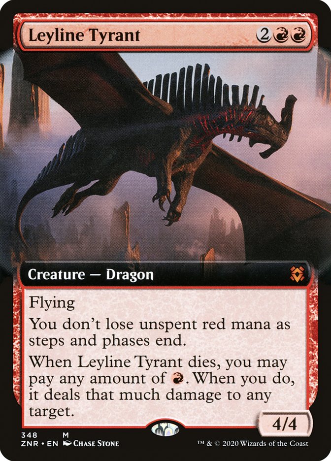 Leyline Tyrant (Extended Art) [Zendikar Rising] | Impulse Games and Hobbies