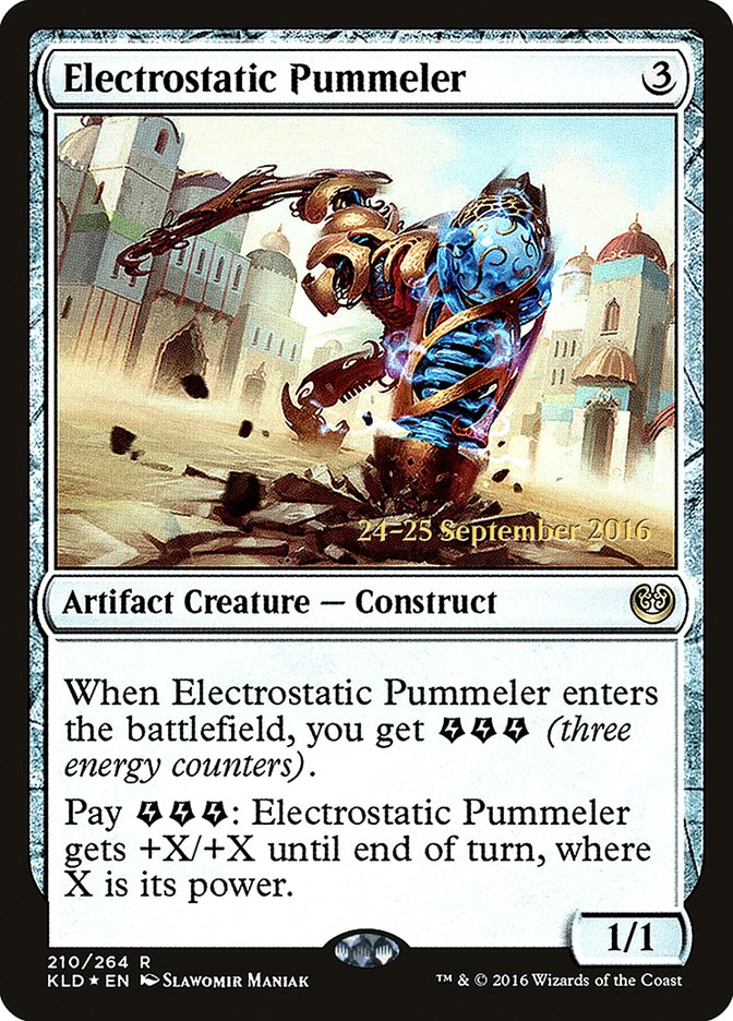 Electrostatic Pummeler [Kaladesh Prerelease Promos] | Impulse Games and Hobbies