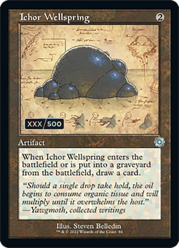 Ichor Wellspring (Retro Schematic) (Serial Numbered) [The Brothers' War Retro Artifacts] | Impulse Games and Hobbies