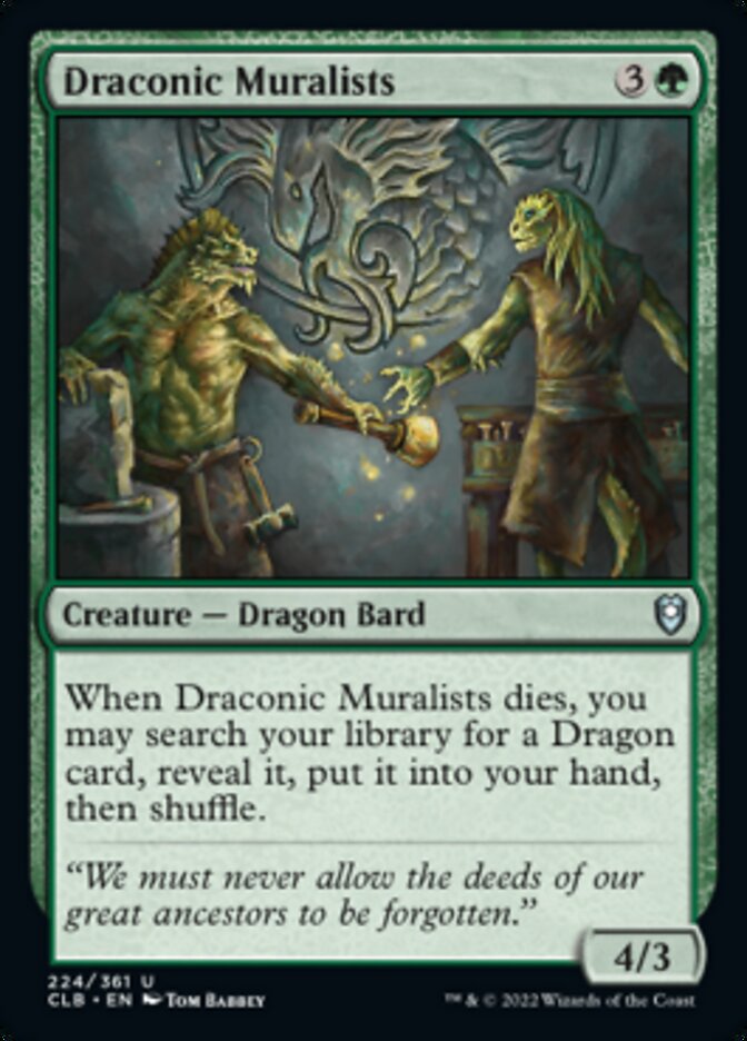 Draconic Muralists [Commander Legends: Battle for Baldur's Gate] | Impulse Games and Hobbies