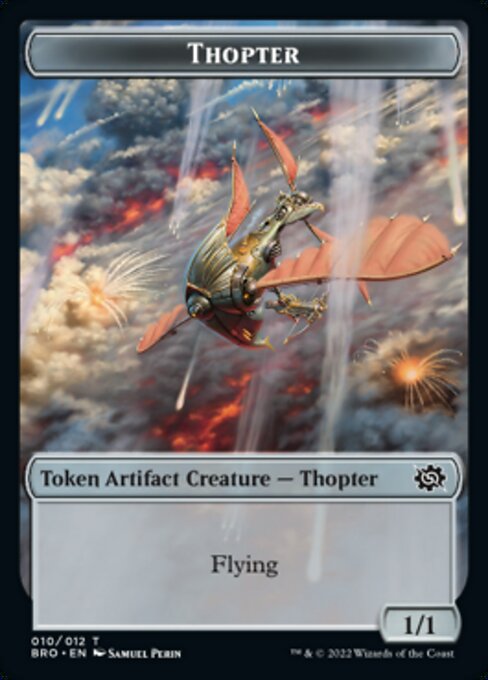 Powerstone // Thopter Double-Sided Token [The Brothers' War Tokens] | Impulse Games and Hobbies