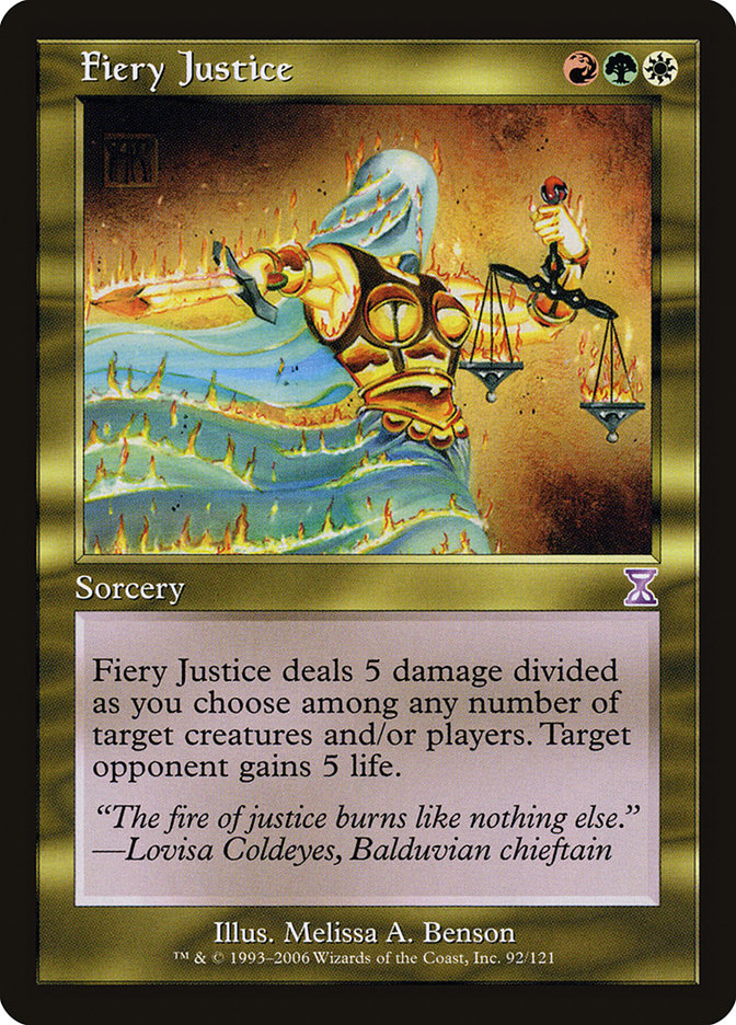 Fiery Justice [Time Spiral Timeshifted] | Impulse Games and Hobbies