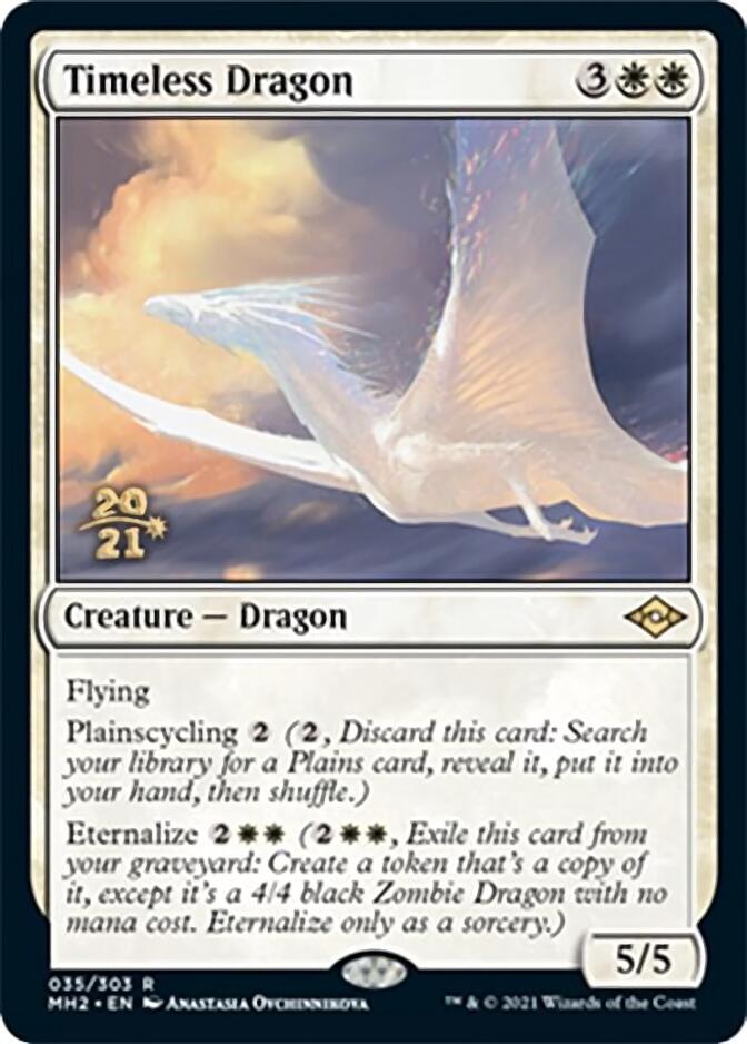 Timeless Dragon [Modern Horizons 2 Prerelease Promos] | Impulse Games and Hobbies