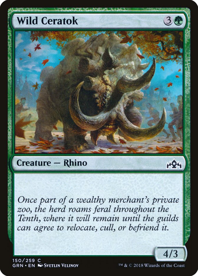 Wild Ceratok [Guilds of Ravnica] | Impulse Games and Hobbies