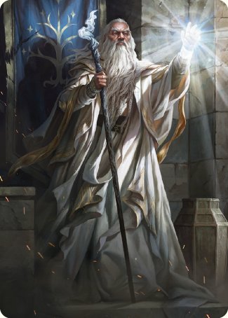 Gandalf the White Art Card [The Lord of the Rings: Tales of Middle-earth Art Series] | Impulse Games and Hobbies