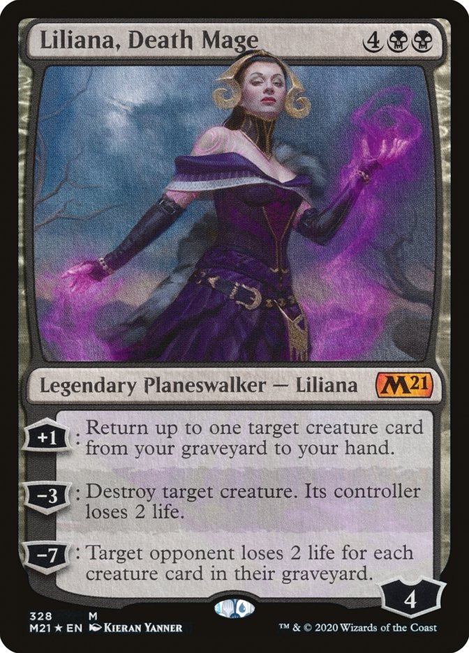 Liliana, Death Mage [Core Set 2021] | Impulse Games and Hobbies