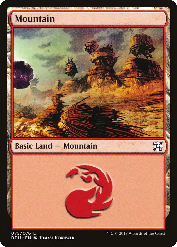 Mountain (75) [Duel Decks: Elves vs. Inventors] | Impulse Games and Hobbies