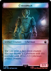 Copy // Cyberman Double-Sided Token (Surge Foil) [Doctor Who Tokens] | Impulse Games and Hobbies