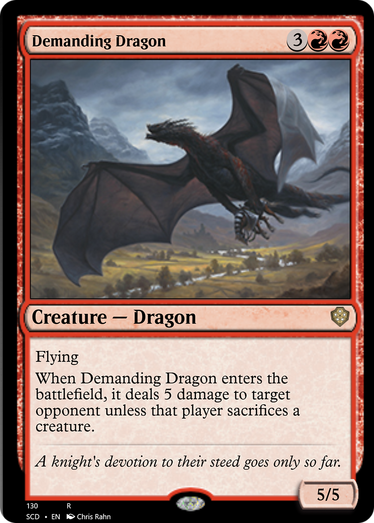 Demanding Dragon [Starter Commander Decks] | Impulse Games and Hobbies