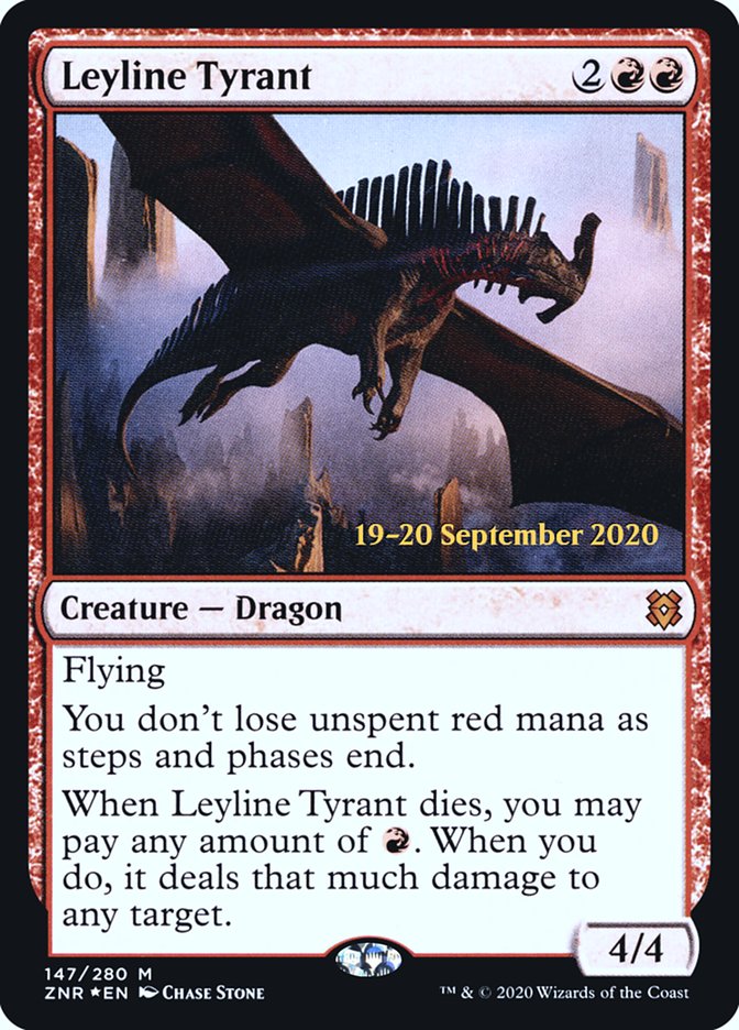 Leyline Tyrant  [Zendikar Rising Prerelease Promos] | Impulse Games and Hobbies