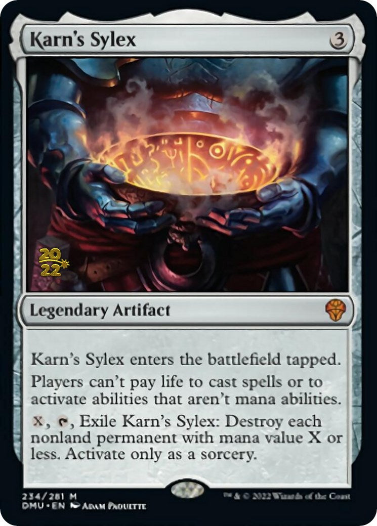 Karn's Sylex [Dominaria United Prerelease Promos] | Impulse Games and Hobbies