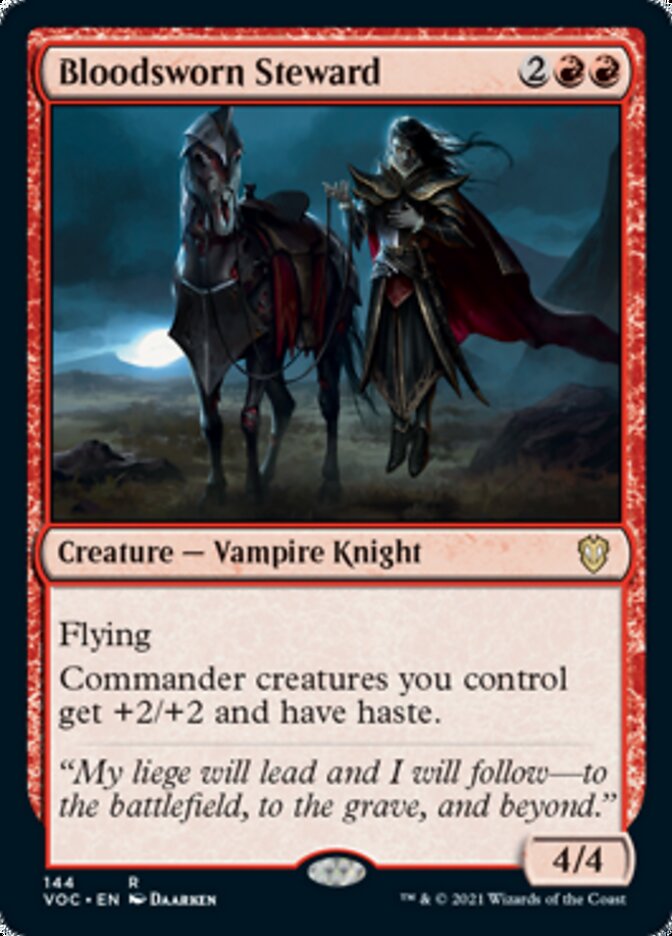 Bloodsworn Steward [Innistrad: Crimson Vow Commander] | Impulse Games and Hobbies