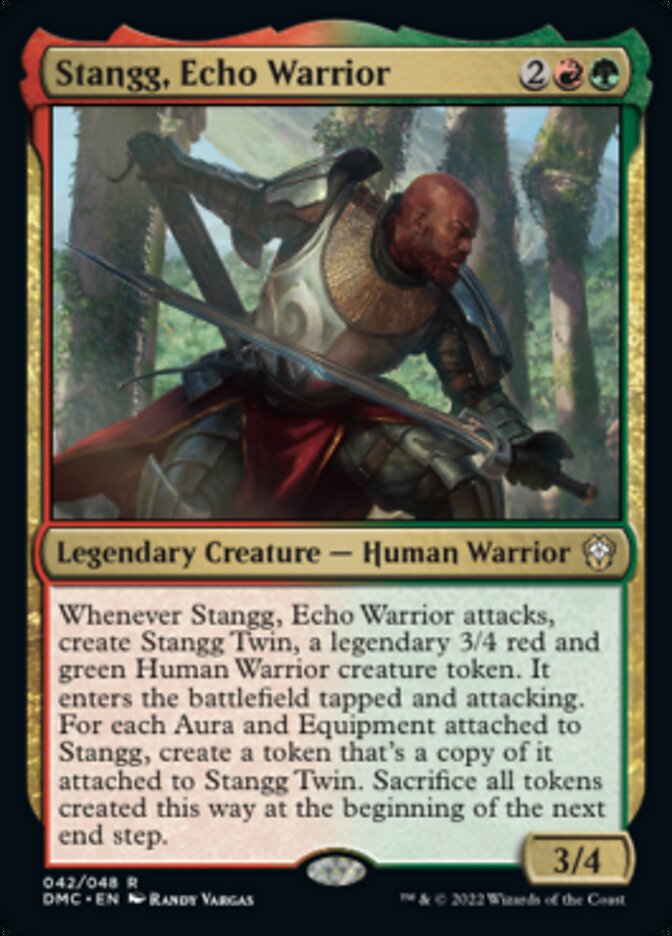 Stangg, Echo Warrior [Dominaria United Commander] | Impulse Games and Hobbies