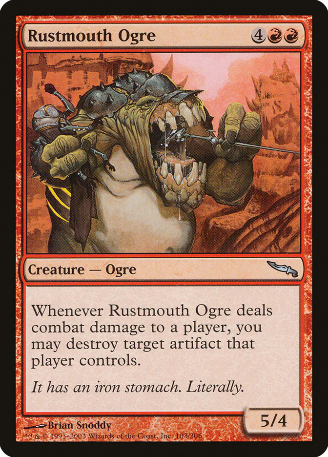 Rustmouth Ogre [Mirrodin] | Impulse Games and Hobbies