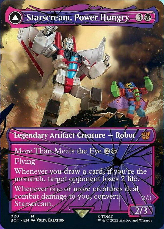 Starscream, Power Hungry // Starscream, Seeker Leader (Shattered Glass) [Universes Beyond: Transformers] | Impulse Games and Hobbies