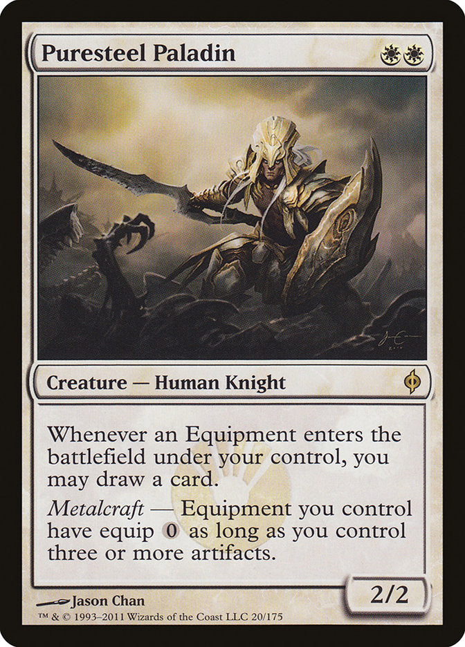 Puresteel Paladin [New Phyrexia] | Impulse Games and Hobbies