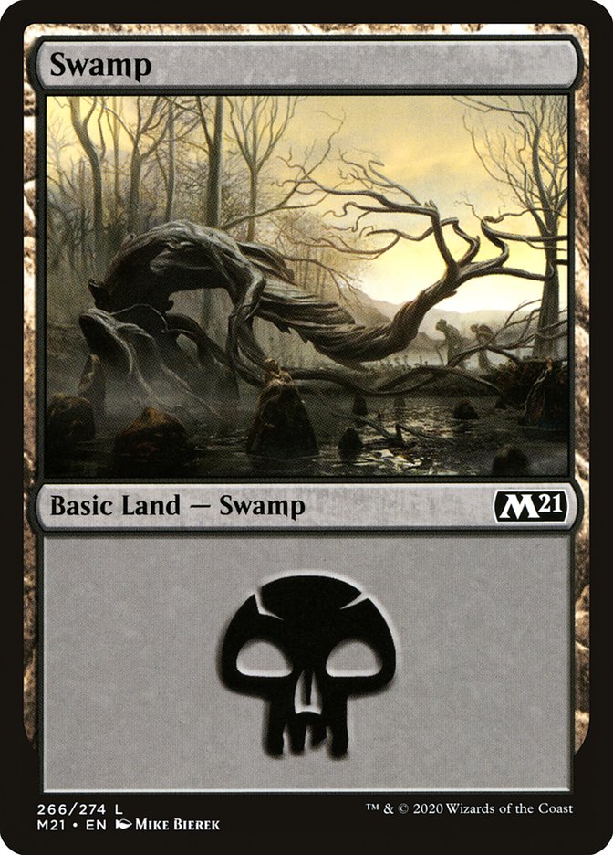 Swamp (266) [Core Set 2021] | Impulse Games and Hobbies