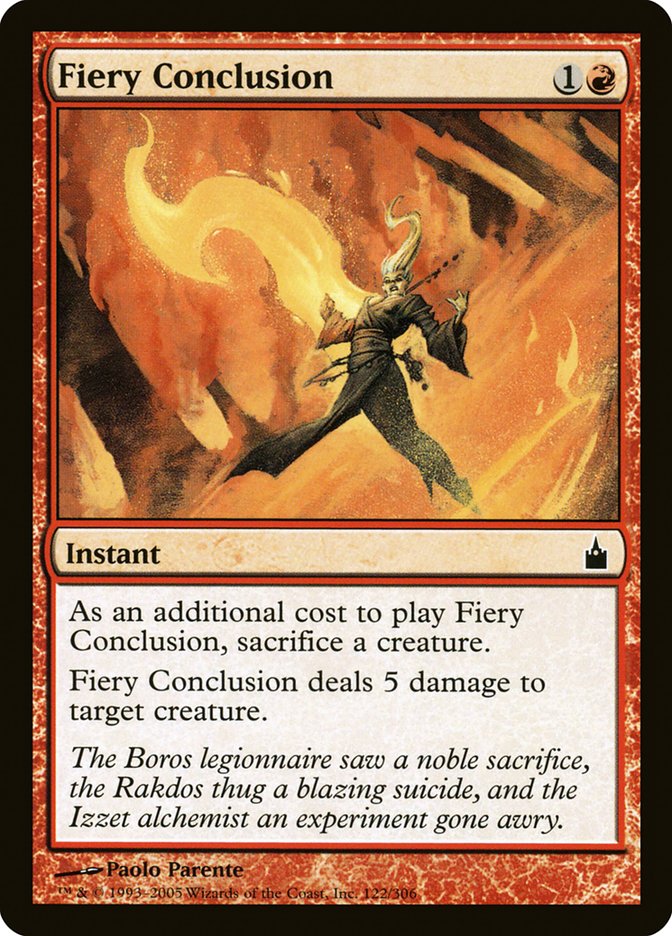 Fiery Conclusion [Ravnica: City of Guilds] | Impulse Games and Hobbies