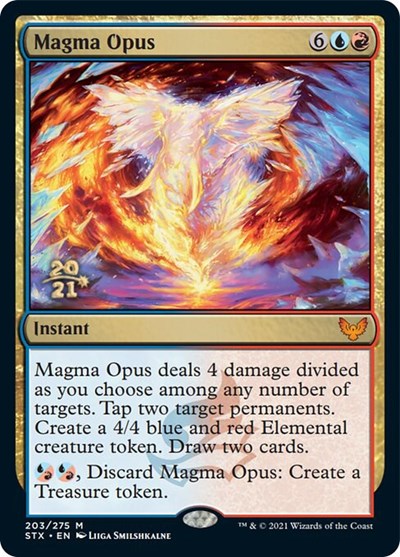 Magma Opus [Strixhaven: School of Mages Prerelease Promos] | Impulse Games and Hobbies