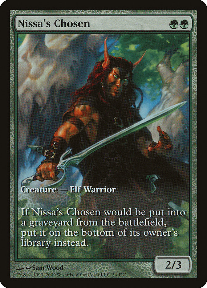 Nissa's Chosen (Game Day) (Extended Art) [Zendikar Promos] | Impulse Games and Hobbies