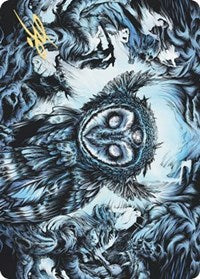 Vega, the Watcher Art Card (Gold-Stamped Signature) [Kaldheim: Art Series] | Impulse Games and Hobbies