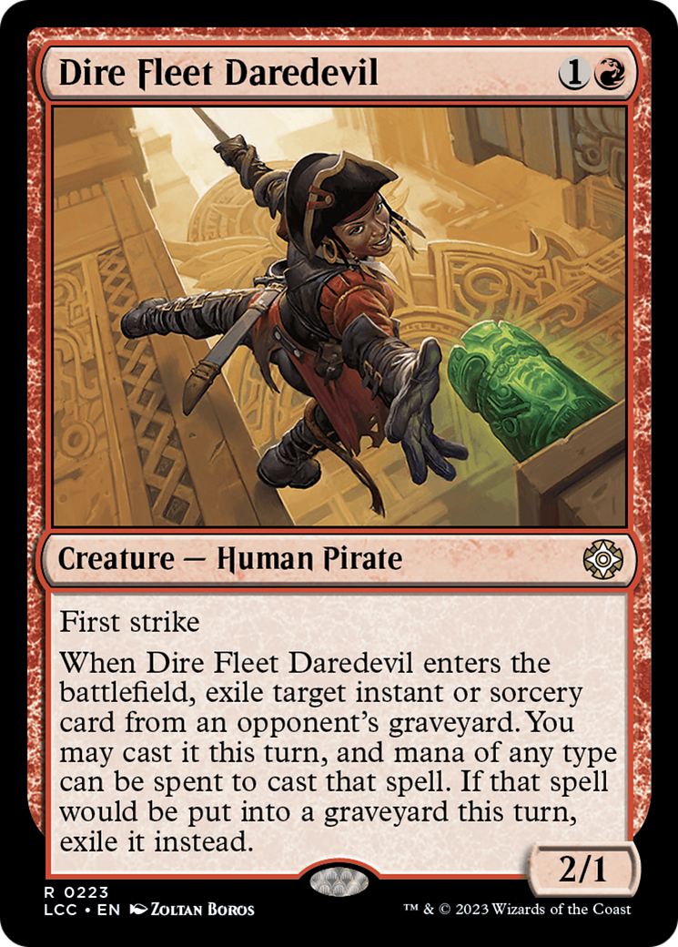 Dire Fleet Daredevil [The Lost Caverns of Ixalan Commander] | Impulse Games and Hobbies