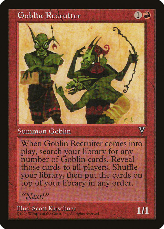 Goblin Recruiter [Visions] | Impulse Games and Hobbies