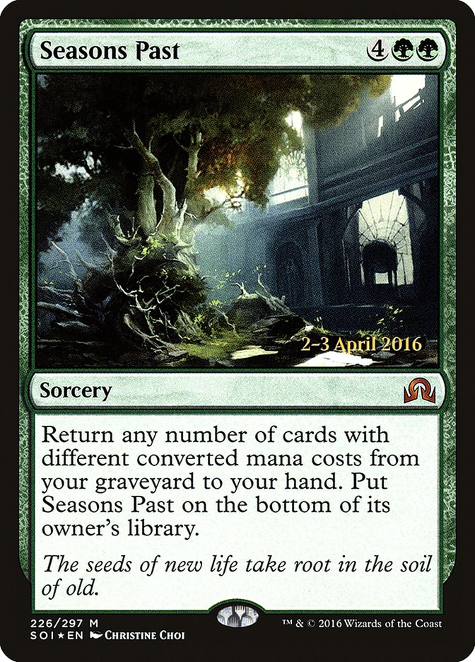 Seasons Past [Shadows over Innistrad Prerelease Promos] | Impulse Games and Hobbies