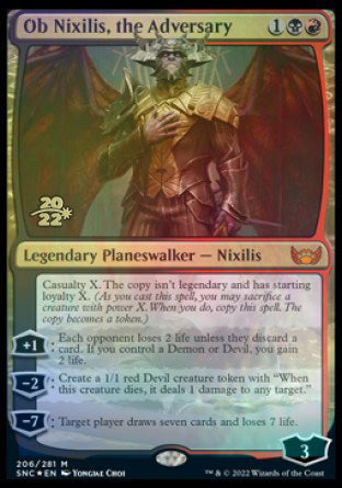 Ob Nixilis, the Adversary [Streets of New Capenna Prerelease Promos] | Impulse Games and Hobbies